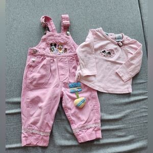 Baby Mickey & Co Overalls And  Original Mickey Top